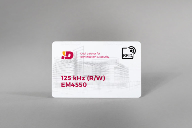 125 kHz r/w RFID EM4550 blank PVC cards
