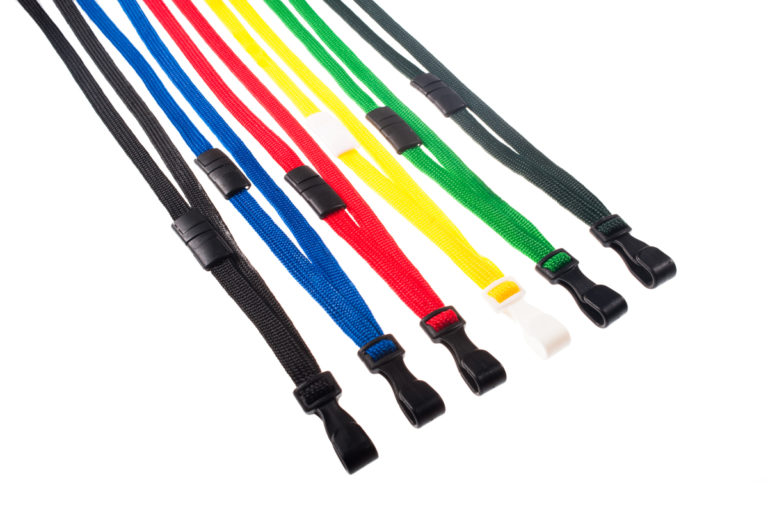 Classic flat break-away lanyard with no twist hook