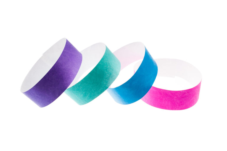Paper wristbands