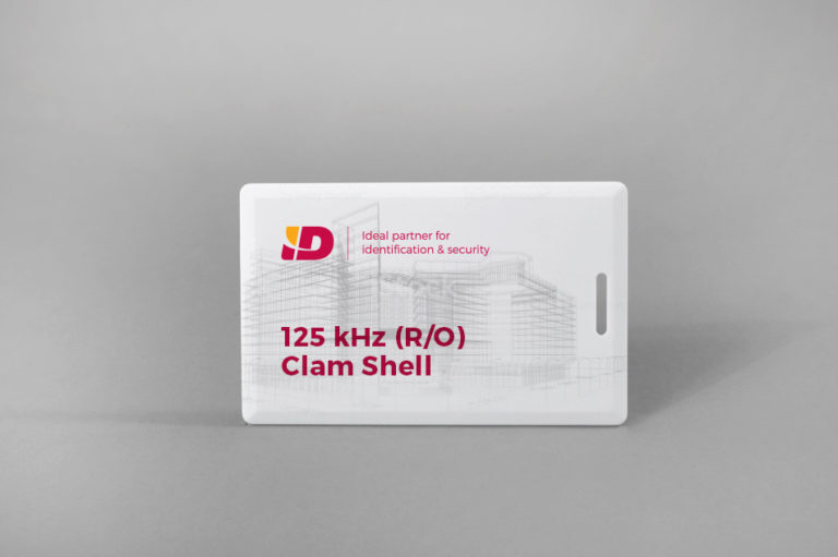 125 kHz (R/O) Clam Shell blank PVC card